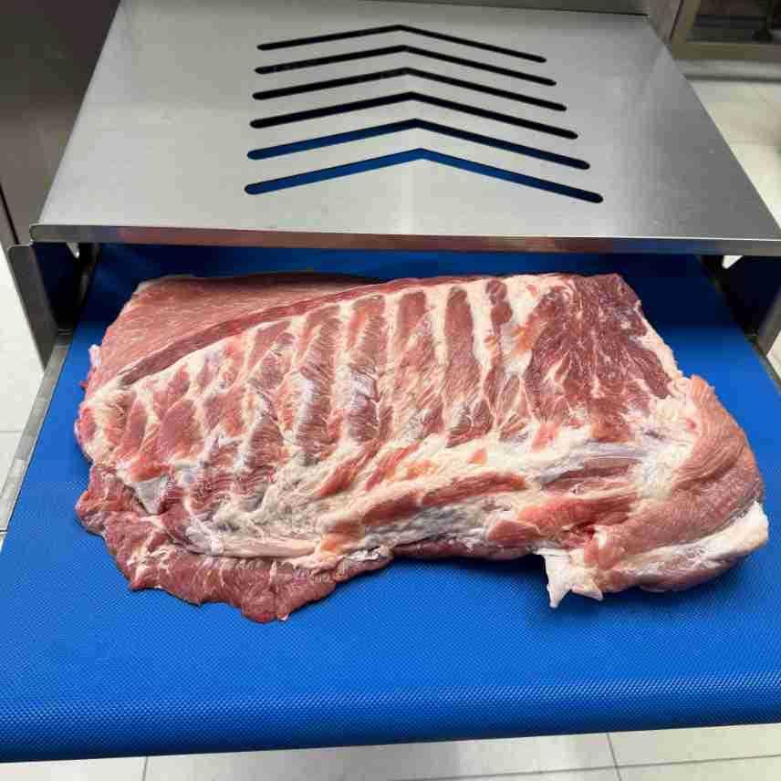 *鲜排骨通排切条切丁设备新鲜带骨肉切块机鸡鸭鱼水产开条剁块机