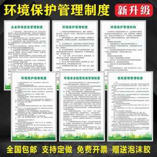 企业环境保护管理制度环保管理机构隐患排查制度危险废物管理制度