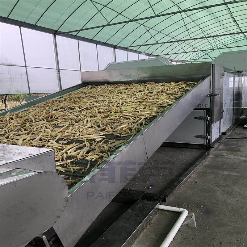 土豆片网带式烘干机 果蔬干大型烘干设备 桂皮玉竹全自动烘干设备