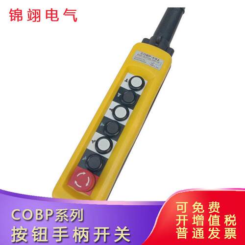 COBP-AS2按钮手柄开关防雨防尘控制开关电动葫芦手电门天车吊车