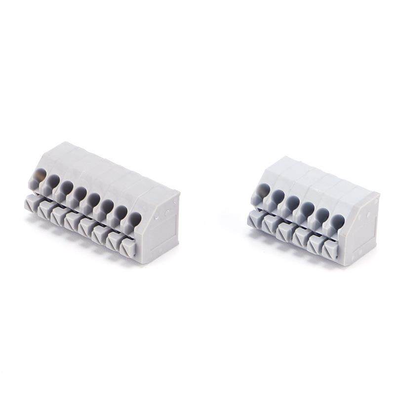 弹簧式接线端子免螺丝按钮式接线端子LED镇流器PCB接线端子