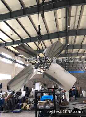 现货冷却塔配件风扇LSF-200铝合金风车中空新款实心老款风车