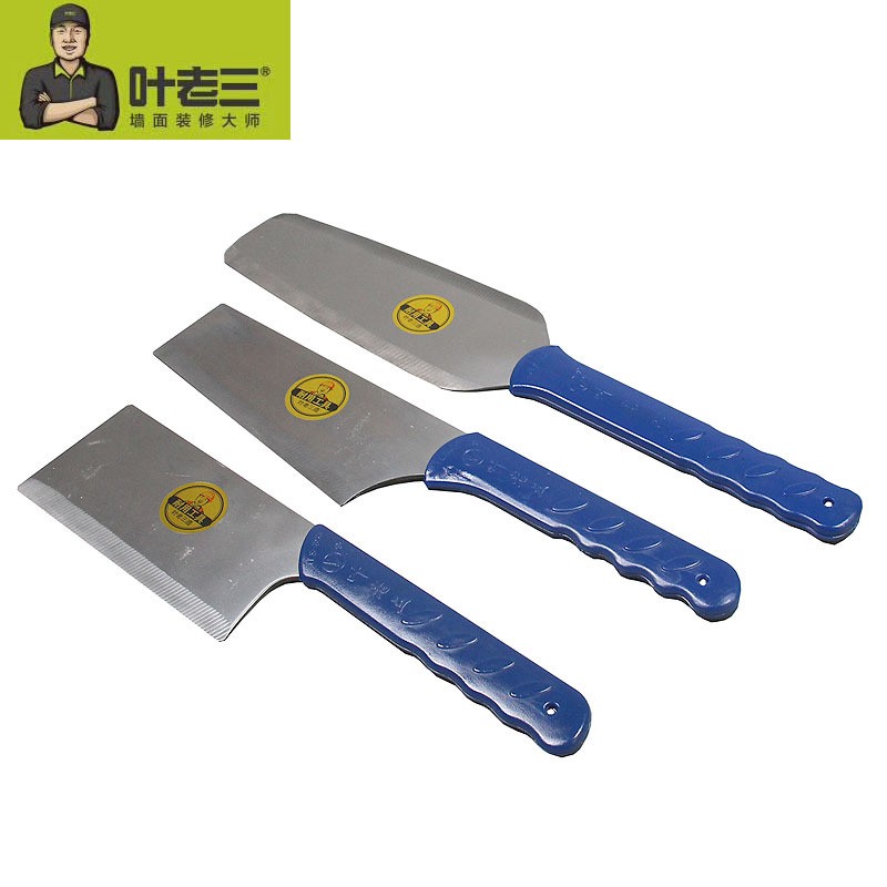 叶老三单面砖刀双面砖刀 瓦刀 砌墙刀 泥工工具 砌刀砍砖刀抹泥刀