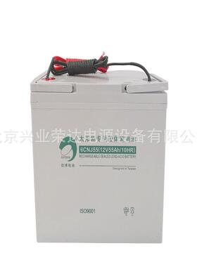 劲博蓄电池6CNJ55 太阳能胶体电池12V55AH/10HR地埋箱配套 路灯用