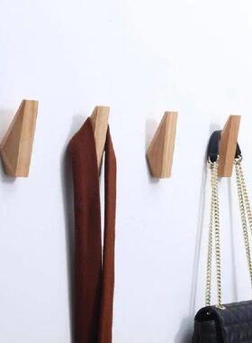Creative Japanese Oak Hook Wall Coat Wooden Hook Clothes