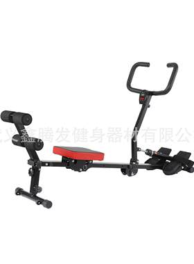 跨境家用划船机可折叠水阻力一体室内简易运动训练健身器材划船
