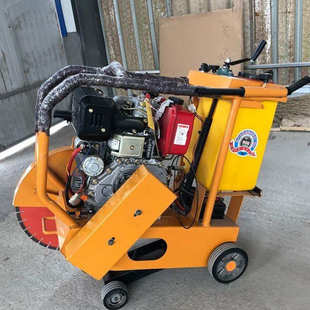 手推式马路切割机 多功能马路混凝土切割刻纹机器 水泥路面切缝机