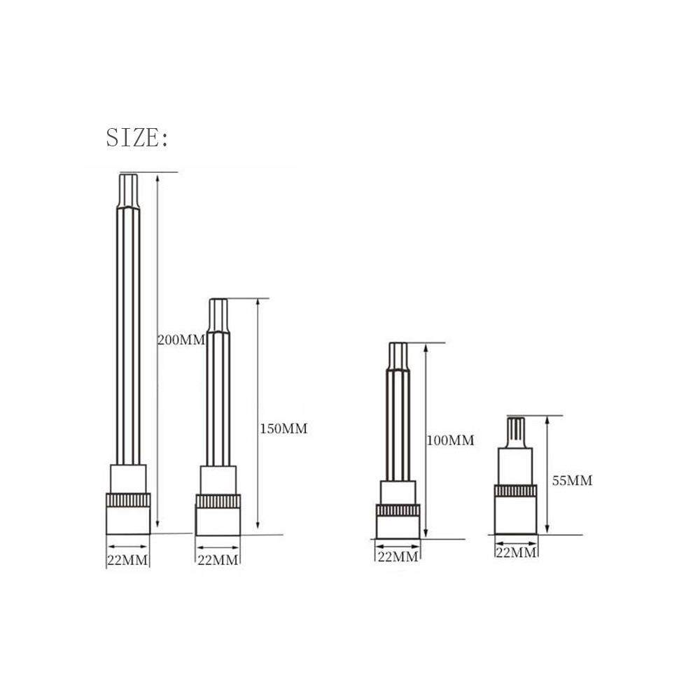 套压批六角套8183A26组套内六套筒角头加长压批旋筒具筒