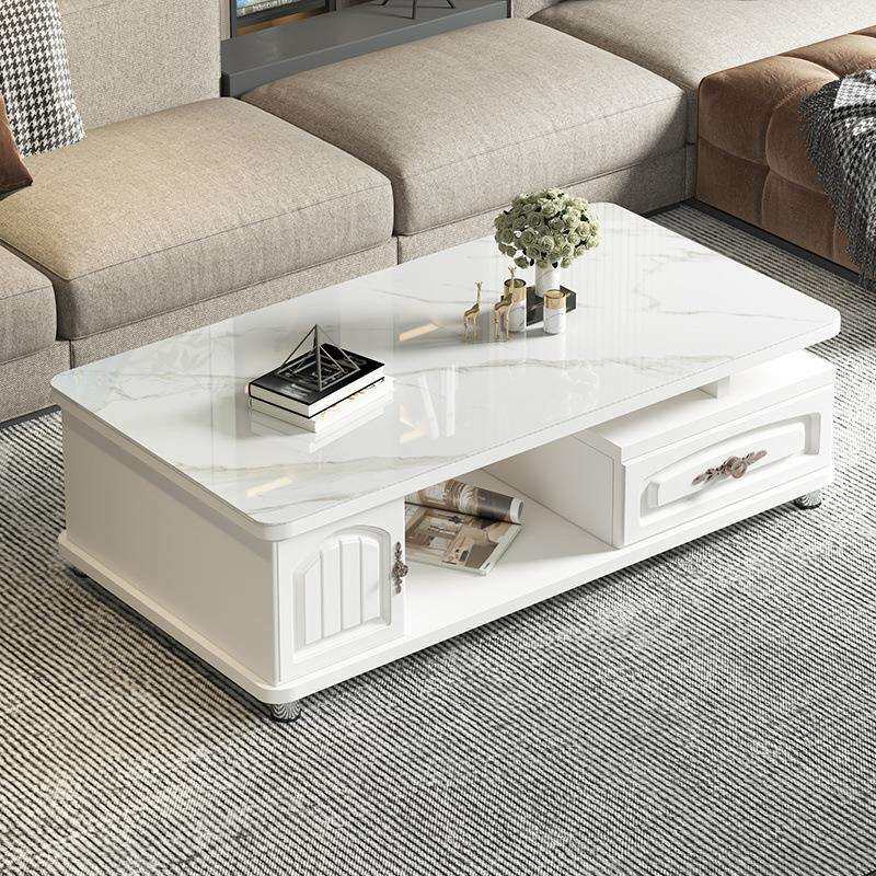 茶几小户型简约现代茶几电视柜组合套装茶台玻璃茶几桌子客厅家用