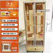 新款 不占体地猫笼柜猫实木全景猫别墅爬架小户型家用猫子猫屋一猫