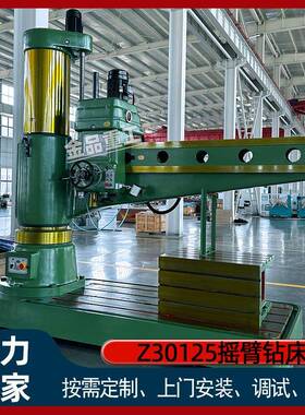 Z30125×40重型液压摇臂钻床 液压夹紧变速厂家直销30125钻孔攻丝