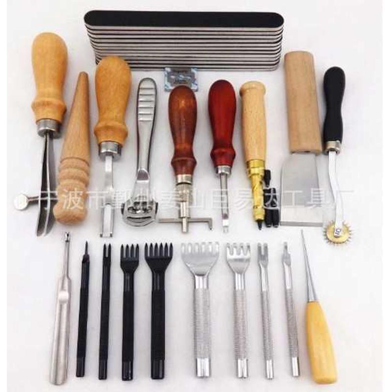 20件套皮革工具套装 20件套DIY手工工具套装 20pcs皮革手工套装