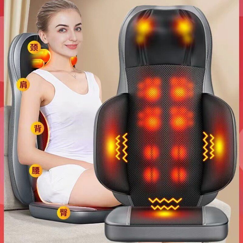 按摩器背部腰部颈椎仪全身多功能按摩靠垫平躺按摩坐垫家用