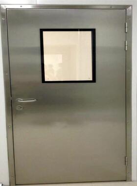 推304不CFM锈钢201平门开门拉门生产车间洁净门办公室密闭音隔门