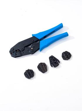 厂缘家压接钳钳口多功能棘轮式压簧线钳配件插冷83412压绝裸端子