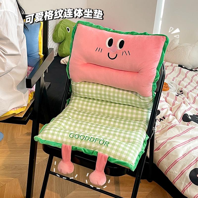 护腰坐垫防屁股痛靠背一体办公室久坐椅子垫床头沙发垫子四季通用
