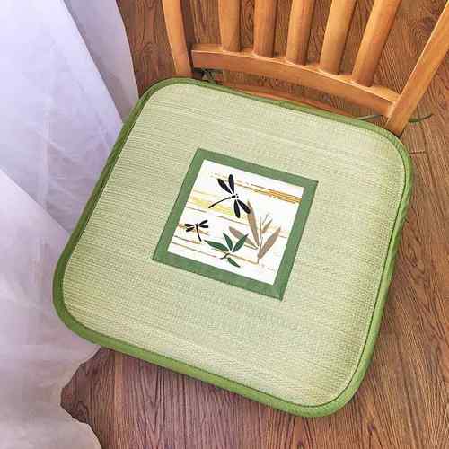 高档日式榻米夏草席坐垫季办公室气凉席榻座垫学生椅子椅透垫马蹄