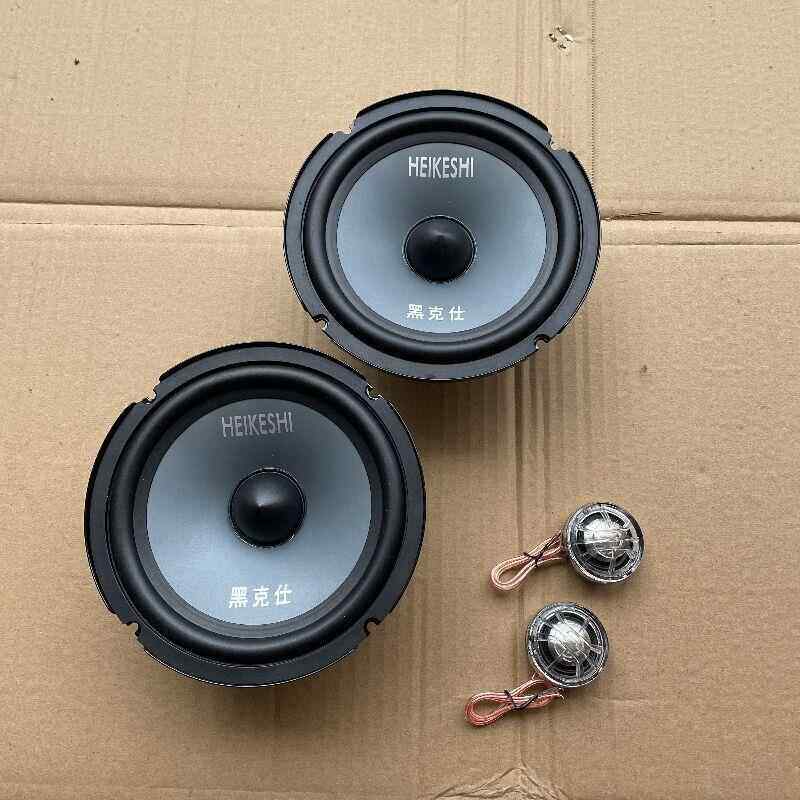 进口I黑克6.5寸重中低音汽车喇炮仕叭车AEC载音响改装大功率HFI音