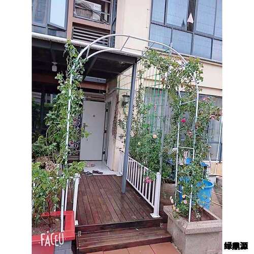 格蔷庭院爬藤架植物攀爬架丝瓜搭架户外葡萄架铁艺拱门花架室内花