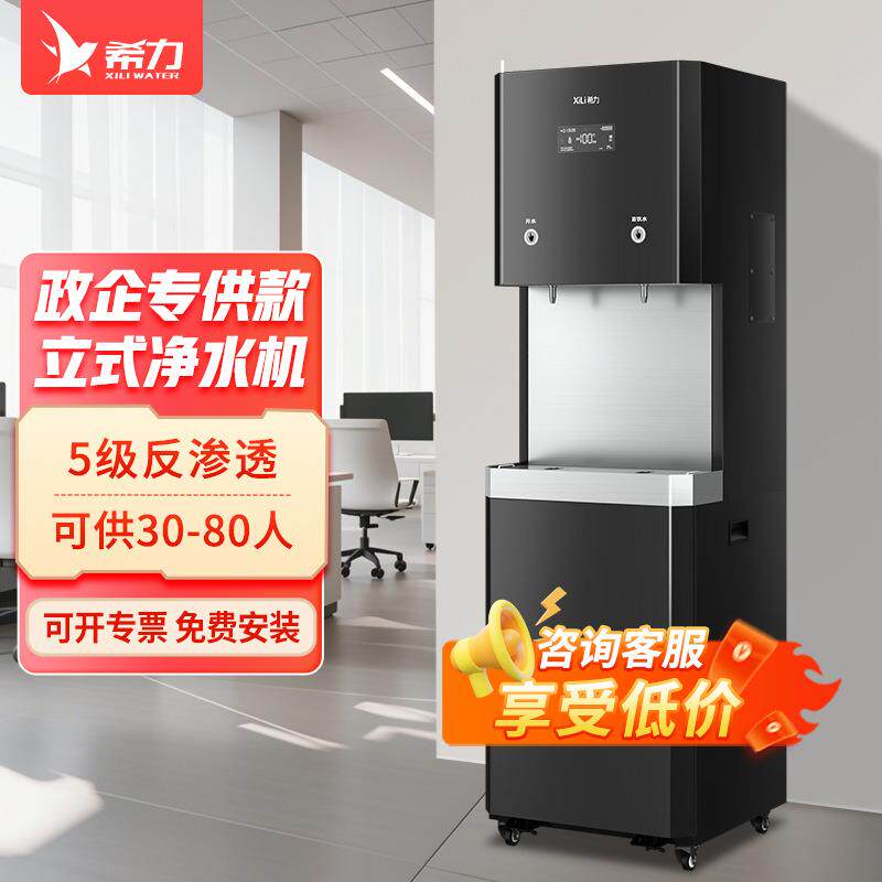 立式直饮机商用净水机RO反渗透过滤公司单位净水器饮水机
