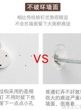 Picture frame hanging wedding photos without trace nail wall