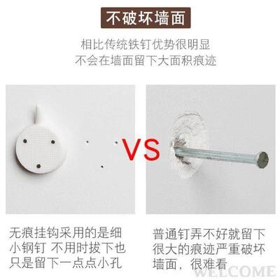 Picture frame hanging wedding photos without trace nail wall