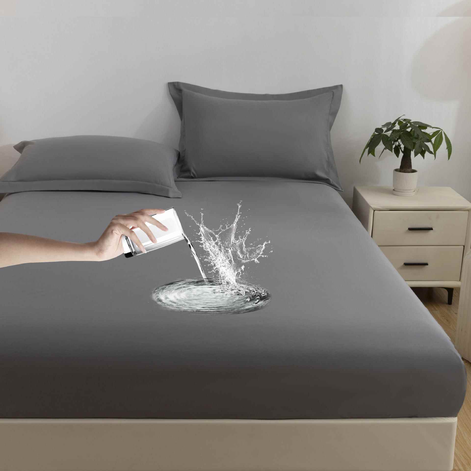 waterproof bed mattress cover mattress topper protector床笠1