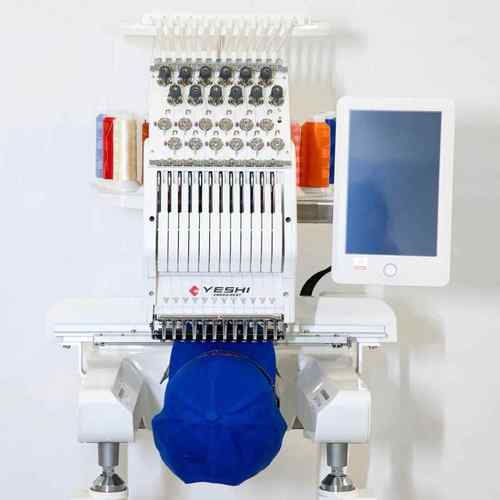 叶氏2025款迷你家用全套绣花机成衣帽子平绣三合一电脑刺绣机