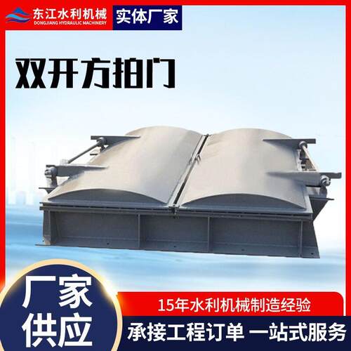 钢制拍门厂家不锈钢对开侧翻拍门管道防倒灌双开拍门止回阀
