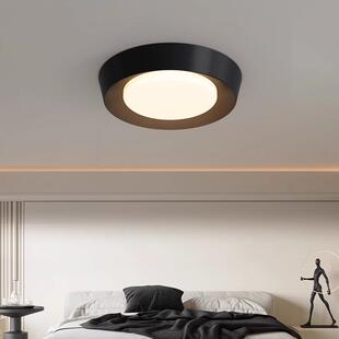 极简现代简约2024年新款 圆环书房卧室房间灯具 主卧吸顶灯创意个性