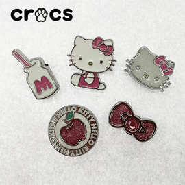 Crocs金属鞋花卡洛驰洞洞鞋水钻DIY装饰扣智必星HelloKitty