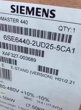 西门子变频器6SE6440-2UD15 17 21 23 24 25 27-5AA1 0BA1 5CA1
