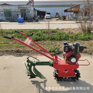 汽油链轨微耕机 山坡地气死牛耕耘犁地机 手扶式链棍趟地机