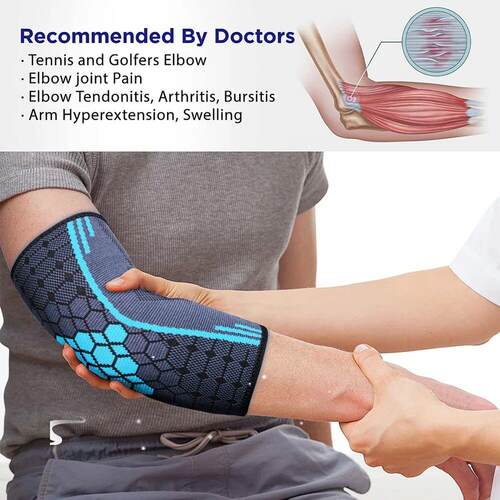 1PC Elbow Compression Sleeves For Tennis and Golfer