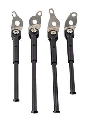 小布 K3 412脚撑 14寸16寸折叠自行车边撑脚架 铝合金超轻快拆轴