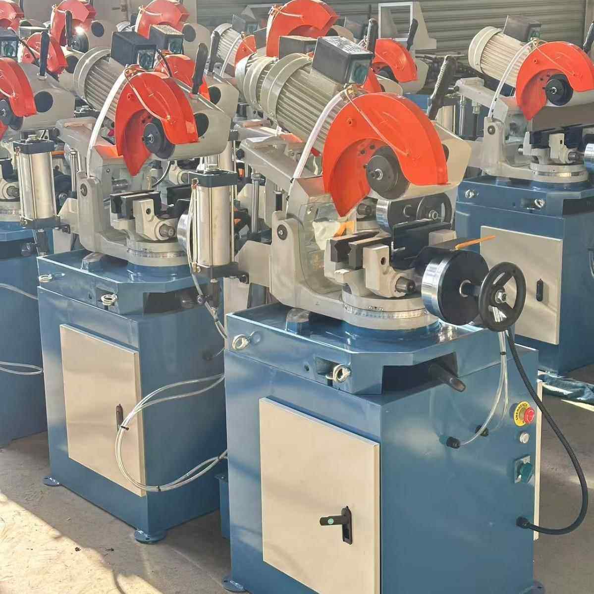 毛刺方管圆管切自割机动可旋自转切管机MVZ半动金属管材锯切无机