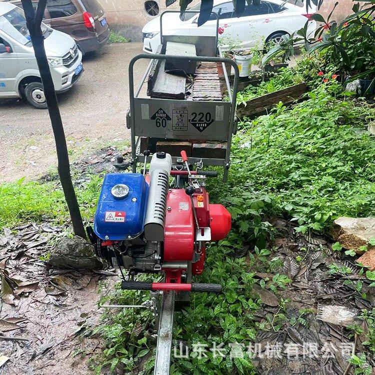 果园单轨运输车 上山下山自走式单轨轨道车 大棚双轨轨道运输车