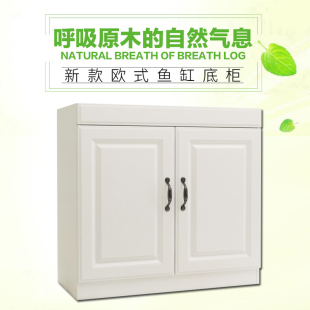 新款欧式鱼缸柜超白缸底柜草缸柜子水族箱底座客厅屏风柜80*40