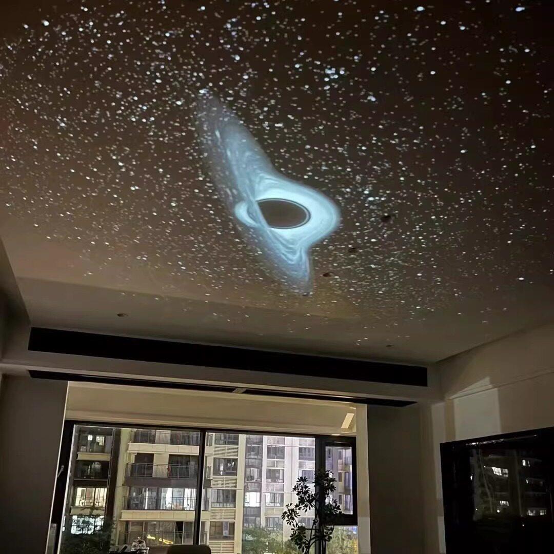 星空投影氛围灯LED小夜灯天花板装饰灯卧室土星创意投影灯装饰