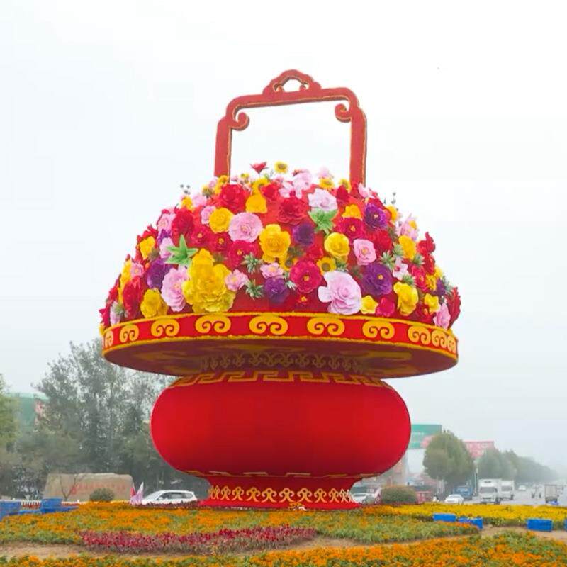 仿真绿雕节日场地布置道具户外大型动植物造型工艺品景观绿雕