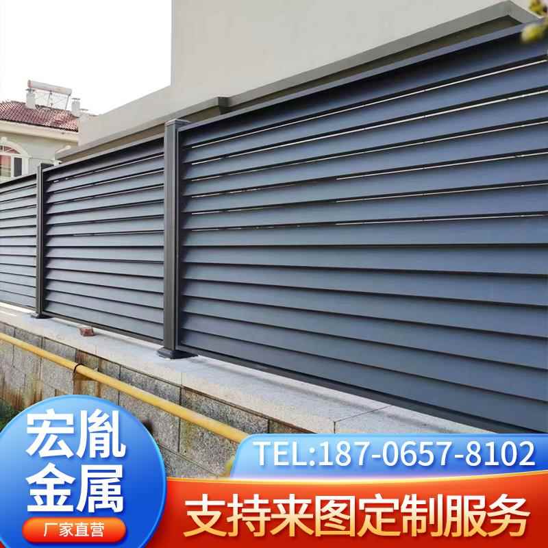 铝艺护栏新中式庭院铝合