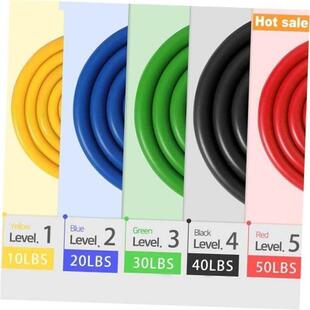 Resistance Rubber Band Equipment exercise Gym 11pcs