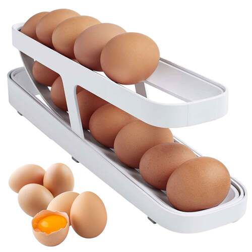 冰箱鸡蛋分配器 Refrigerator Egg Dispenser 冰箱收纳盒 鸡蛋架