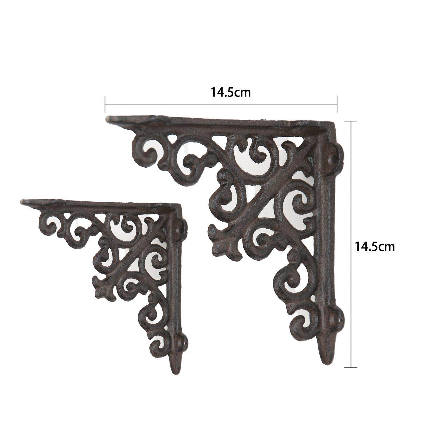 爱上花园|外贸铸铁铁艺直角架搁板支撑架三角支架厨房置物架角架