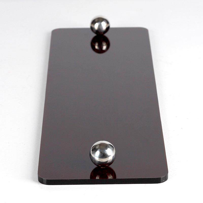 北欧风轻奢玻璃托盘茶几茶具酒具欧式现代样板间高级收纳茶盘摆件