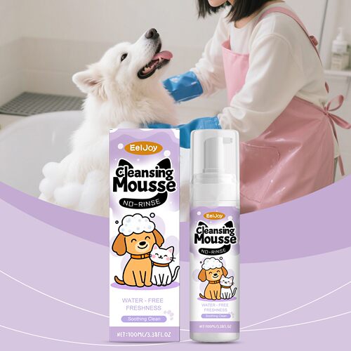 EELJOY Pet No-Rinse Facial Cleansing Mousse for Cats and Dog