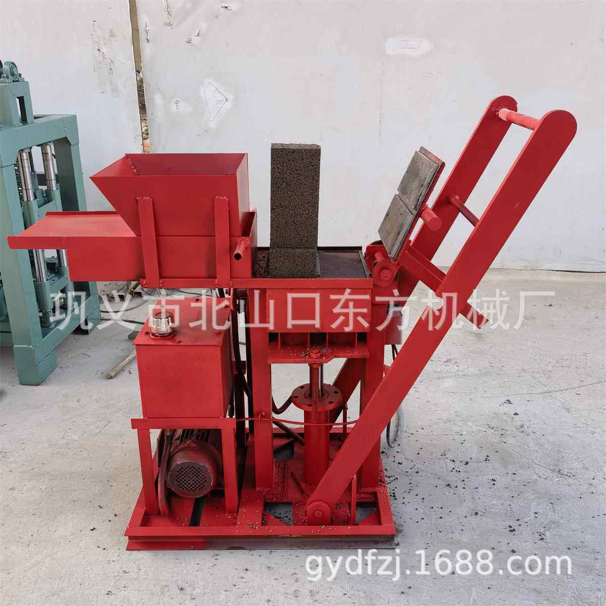 液压粘土砖机实心水泥 60吨液压缸多功能模具制土砖机 积木制砖机