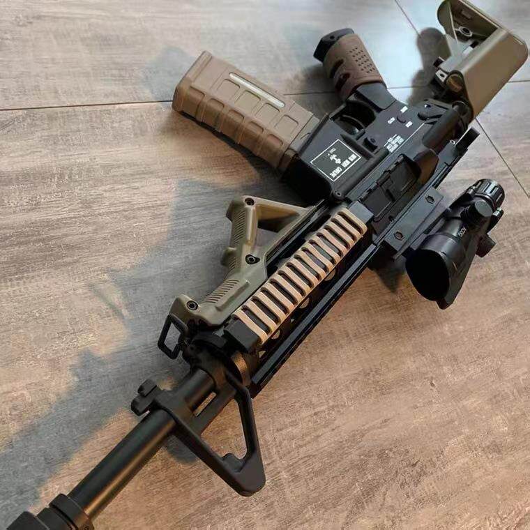 锦明8代9代13代电动连发M416男孩mp5玩具枪安全软弹scar模型