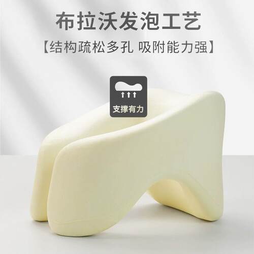 午睡枕办公室颈椎保护枕记忆棉枕头环颈脖套小学生办公室午休枕