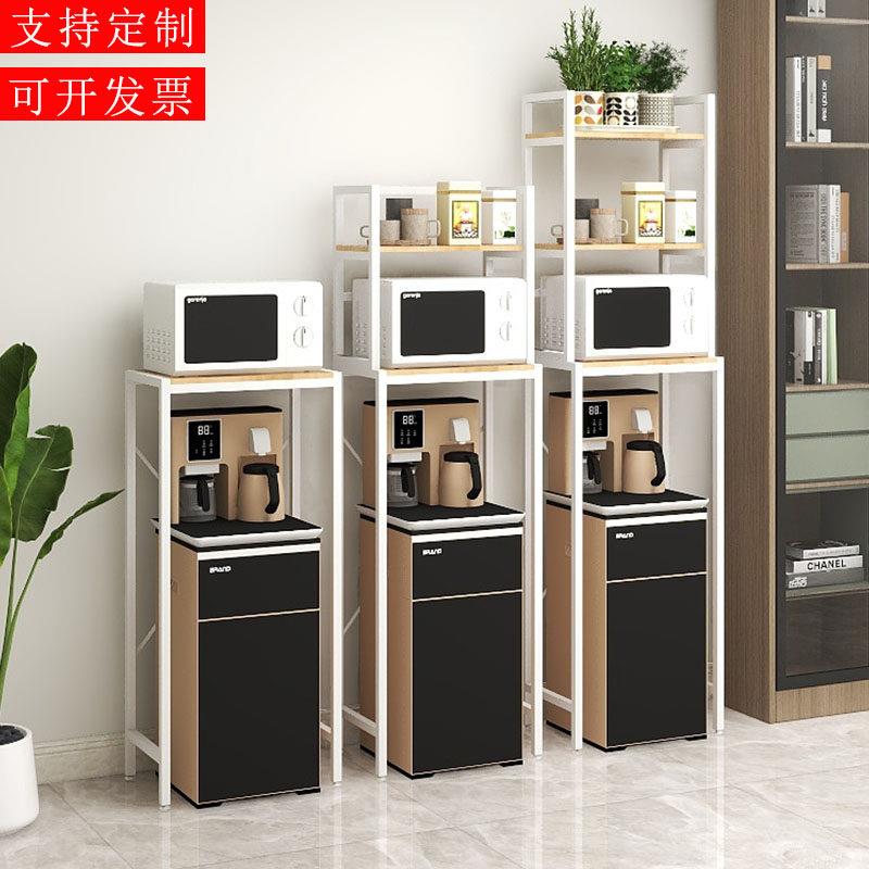 茶吧机上方置物架饮水机微波炉收纳架厨房茶具不生锈碳钢水壶架子图片